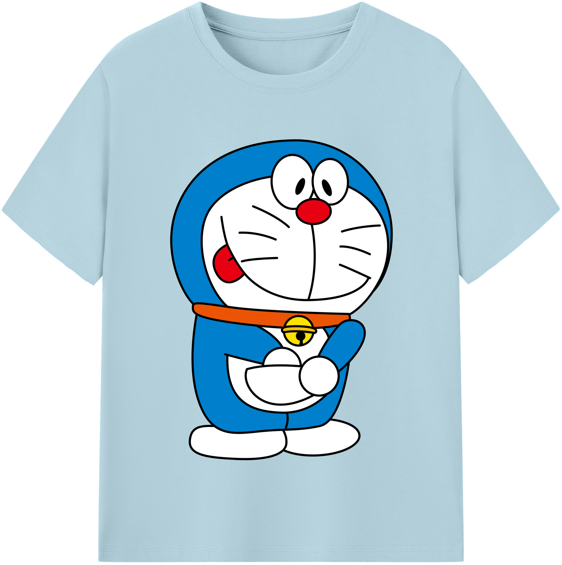 （画像用） ドラえもん Doraemon 綿100％半袖Tシャツ（フロントプリント）